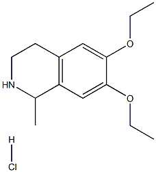 6,7-DIETHOXY-1-METHYL-1,2,3,4-TETRAHYDROISOQUINOLINE HYDROCHLORIDE 98% Struktur