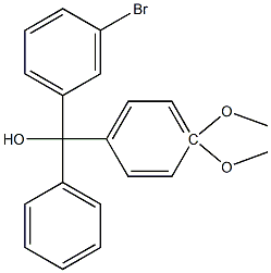 3-BROMO-4'',4''-DIMETHOXYTRITYL ALCOHOL 95% Struktur