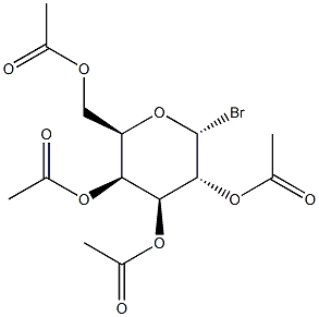 2,3,4,6-TETRA-O-ACETYL-A-D-GALACTOPYRANOSYL BROMIDE, 99% MIN. TLC Struktur