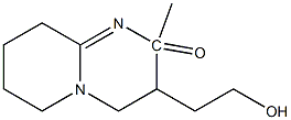 3-(2-HYDROXYETHYL)-2-METHYL-6,7,8,9-TETRAHYDRO-4H-PYRIDO (1,2-A)PYRIMIDINE-2-ONE Struktur