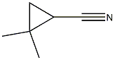 2,2-DIMETHYL CYCLO PROPYL CARBONITRILE Struktur