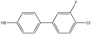 4-(4-CHLORO-3-FLUOROPHENYL)THIOPHENOL 96% Struktur