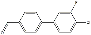 4-(4-CHLORO-3-FLUOROPHENYL)BENZALDEHYDE 96% Struktur