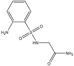 2-{[(2-AMINOPHENYL)SULFONYL]AMINO}ACETAMIDE Struktur