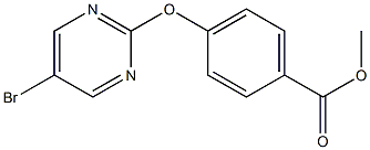 4-(5-BROMOPYRIMIDIN-2-YLOXY)BENZOIC ACID METHYL ESTER, 95+% Struktur