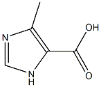 4-METHYL-1H-IMIDAZOLE-5-CARBOXYLIC ACID Struktur