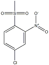 5-CHLORO-2-METHYLSULFONYLNITROBENZENE Struktur