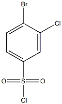 4-BROMO-3-CHLOROBENZENESULFONYL CHLORIDE 97% Struktur