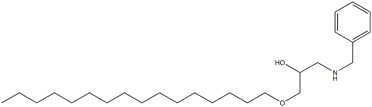 1-Benzylamino-3-hexadecyloxy-propan-2-ol Struktur