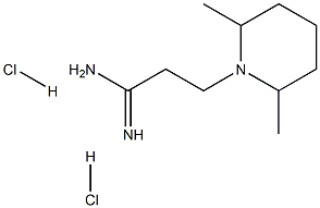 3-(2,6-Dimethyl-piperidin-1-yl)-propionamidine 2HCl Struktur