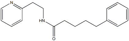 N-[2-(2-PYRIDINYL)ETHYL]-BENZENEPENTANAMIDE Struktur