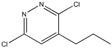 3,6-DICHLORO-4-PROPYL-PYRIDAZINE Struktur