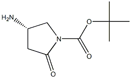 (S)-1-BOC-4-AMINO-2-PYRROLIDINONE Struktur