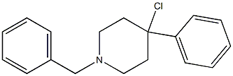 N-BENZYL-4-CHLORO-4-PHENYL PIPERIDINE Struktur