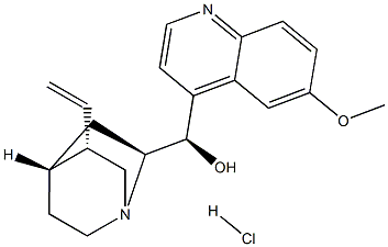 Quinicine Hydrochloride Struktur