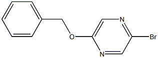 2-BROMO-5-(BENZYLOXY)PYRAZINE Struktur