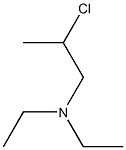 1-DIETHYLAMINO-2-PROPYL CHLORIDE Struktur