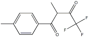 4,4,4-TRIFLUOROMETHYL-1-(4-METHYLPHENYL)BUTANE-1,3-DIONE Struktur