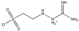 GUANADINIUMAMINOETHYLSULFONATE Struktur