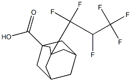 3-(1,1,2,3,3,3-HEXAFLUOROPROPYL)ADAMANTANECARBOXYLIC ACID Struktur