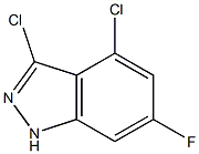 3,4-DICHLORO-6-FLUOROINDAZOLE Struktur