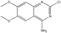 6,7-DIMETHOXY-2-CHLORO-4-AMINOQUINAZOLINE Struktur