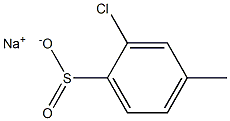 2-CHLORO-4-METHYLBENZENESULFINIC ACID SODIUM SALT Struktur