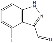 4-IODOINDAZOLE-3-CARBOXALDEHYDE Struktur