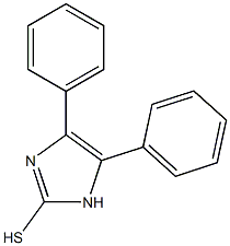 4,5-DIPHENYL-2-IMADAZOLETHIOL Struktur