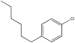 1-CHLORO-4-N-HEXYLBENZENE Struktur