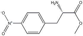 (S)-METHYL 2-AMINO-3-(4-NITROPHENYL)PROPANOATE Struktur