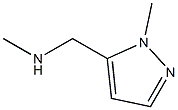 n-methyl-n-[(1-methyl-1h-pyrazol-5-yl)methyl]amine Struktur