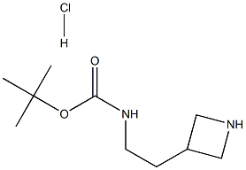 (2-Azetidin-3-yl-ethyl)-carbamic acid tert-butyl esterHCl Struktur