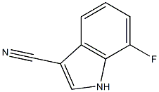 7-FLUOROINDOLE-3- CARBONITRILE Struktur