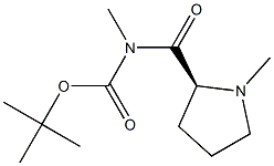 (S)-N-BOC-N,N-DIMETHYL-L-PROLINAMIDE Struktur