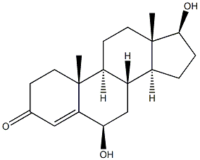 4-Androsten-6b,17b-diol-3-one Struktur