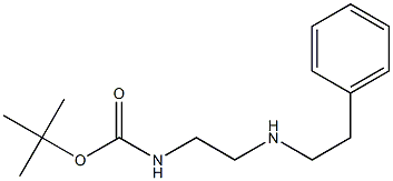 Tert-butyl 2-(phenethylamino)ethylcarbamate Struktur