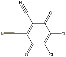 2,3-DICHLORO-5,6-DICHANO-1,4-BENZOQUINONE Struktur