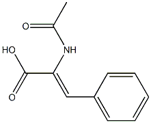 A-ACETOAMINO CINNAMIC ACID Struktur