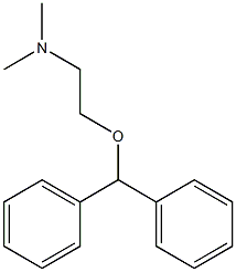 N,N-DIMETHYL-2-(DIPHENYL-METHOXY)ETHANAMINE Struktur