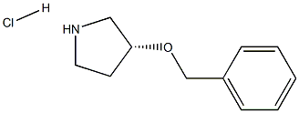 R/S-3-BENZYLOXY-PYRROLIDINE.HCL Struktur