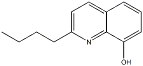 2-BUTYL-8-HYDROXYQUINOLINE Struktur