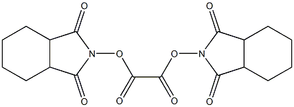 O,O''-OXALYLBIS(N-HYDROXYHEXAHYDROPHTHALIMIDE) Struktur