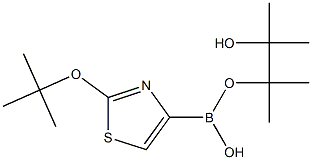 2-(TERT-BUTOXY)THIAZOLE-4-BORONIC ACID PINACOL ESTER Struktur