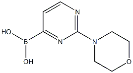 2-MORPHOLINOPYRIMIDINE-4-BORONIC ACID Struktur