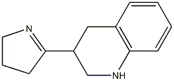 3-(4,5-DIHYDRO-3H-PYRROL-2-YL)-1,2,3,4-TETRAHYDRO-QUINOLINE Struktur