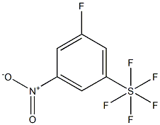 5-FLUORO-3-NITROPHENYLSULPHUR PENTAFLUORIDE Struktur