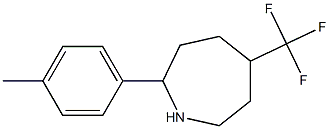 2-(4-METHYLPHENYL)-5-(TRIFLUOROMETHYL)AZEPANE Struktur