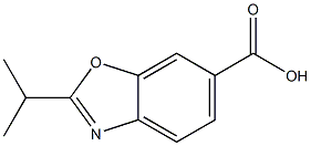 2-ISOPROPYLBENZO[D]OXAZOLE-6-CARBOXYLIC ACID Struktur