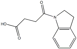 4-(2,3-DIHYDRO-1H-INDOL-1-YL)-4-OXOBUTANOIC ACID Struktur